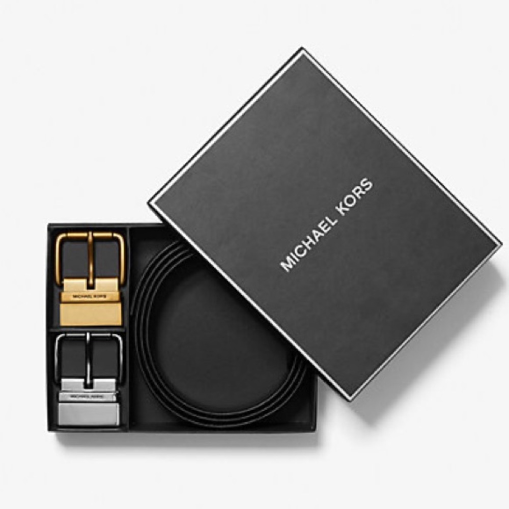 4 in 1 Logo Box Belt Set Michael Kors for Men